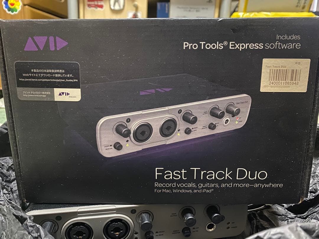 【中古/美品】AVID Fast Track Duo オーディオインターフェイス