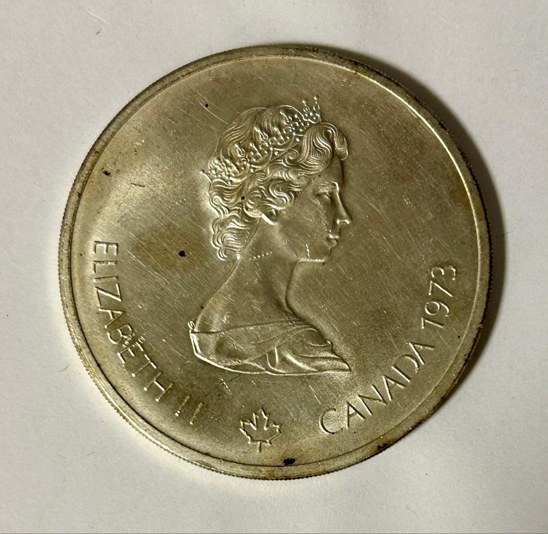 カナダ　モントリオールオリンピック　1976年記念銀貨　4枚セットケースなし