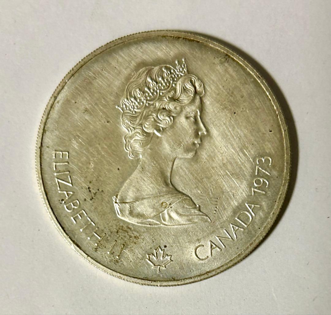 カナダ　モントリオールオリンピック　1976年記念銀貨　4枚セットケースなし