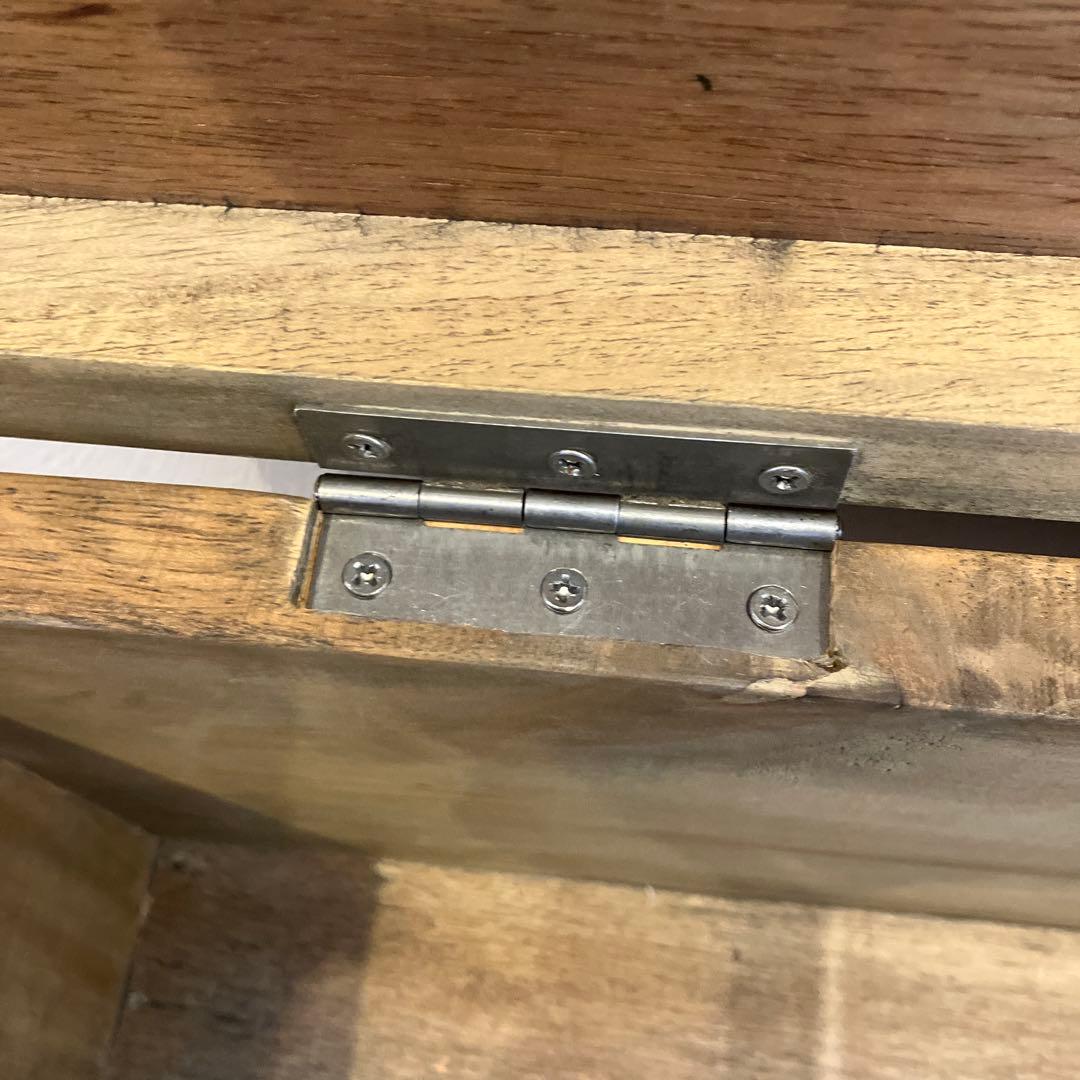 アンティーク風ボックスベンチ 木製　スツール　椅子　イス　いす　収納　インテリア