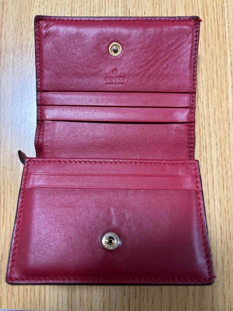 M*！様 Gucci チェリー 二つ折り財布