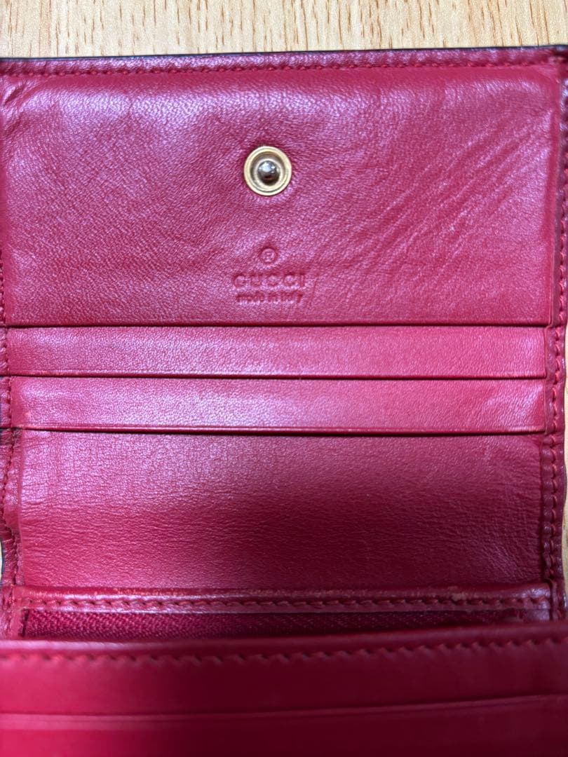 M*！様 Gucci チェリー 二つ折り財布