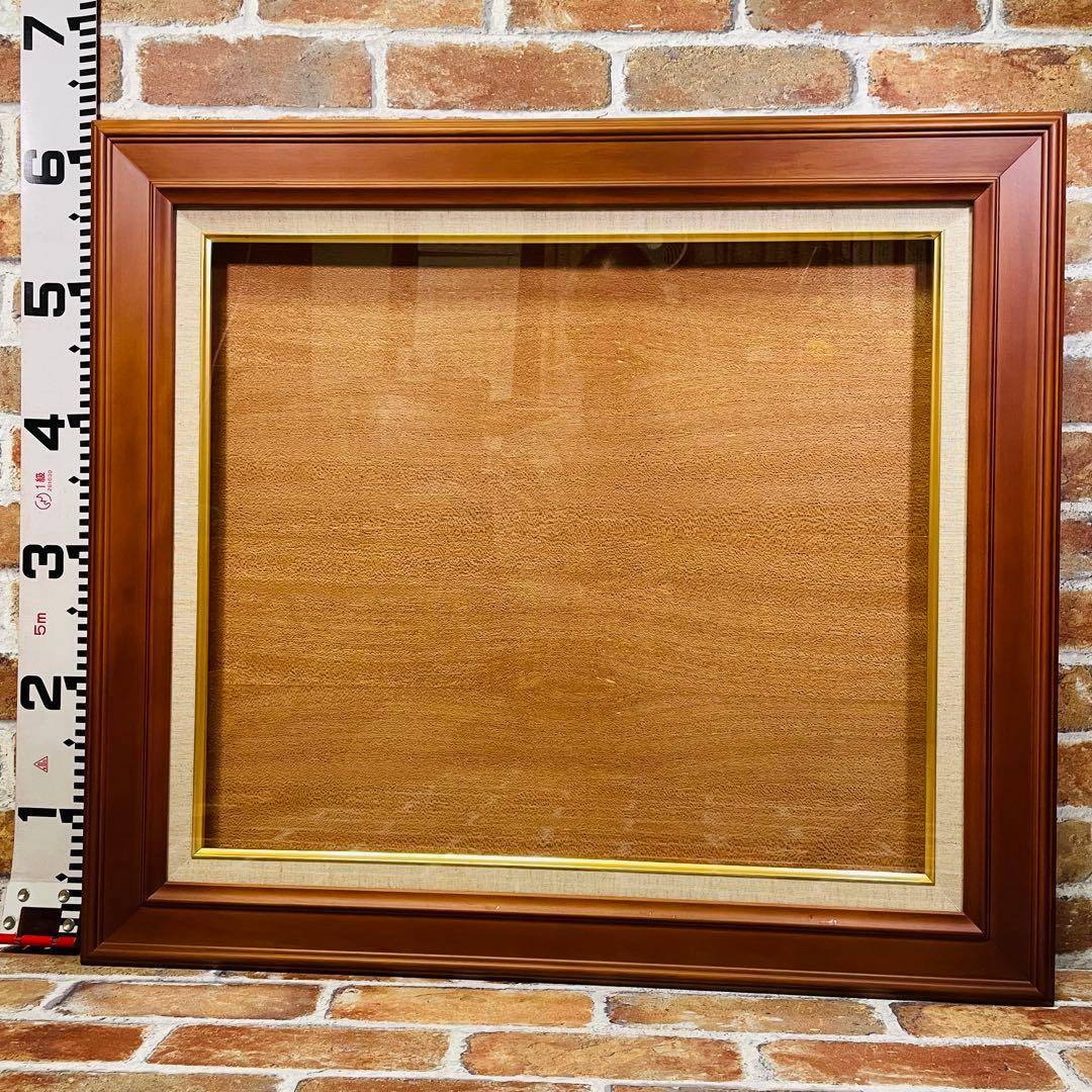 額縁【オーク色】中古美品 油彩額縁 F10サイズ キャンバス用