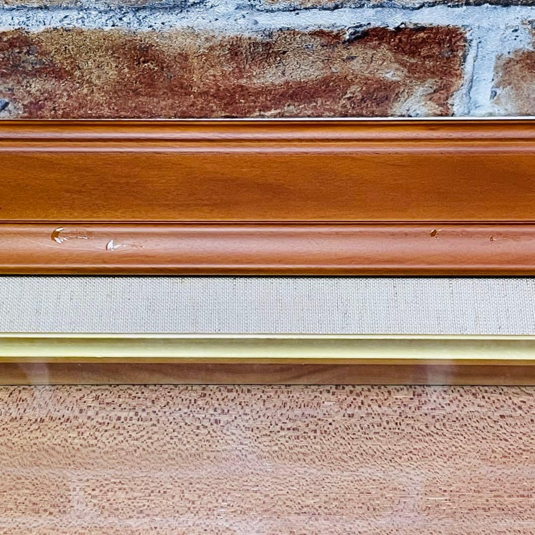 額縁【オーク色】中古美品 油彩額縁 F10サイズ キャンバス用