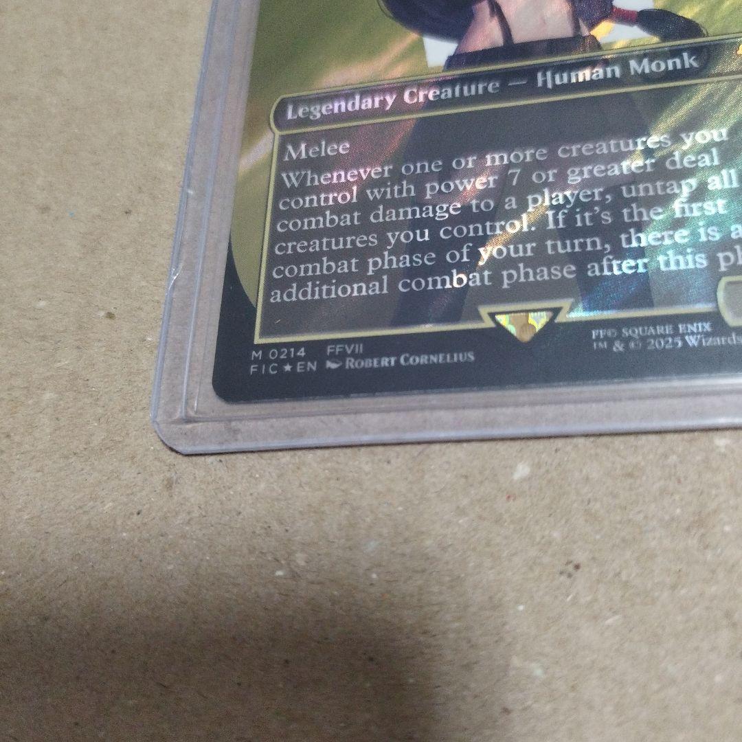 【サージfoil】MTG 格闘家、ティファ FIC ボーダーレス 英語版