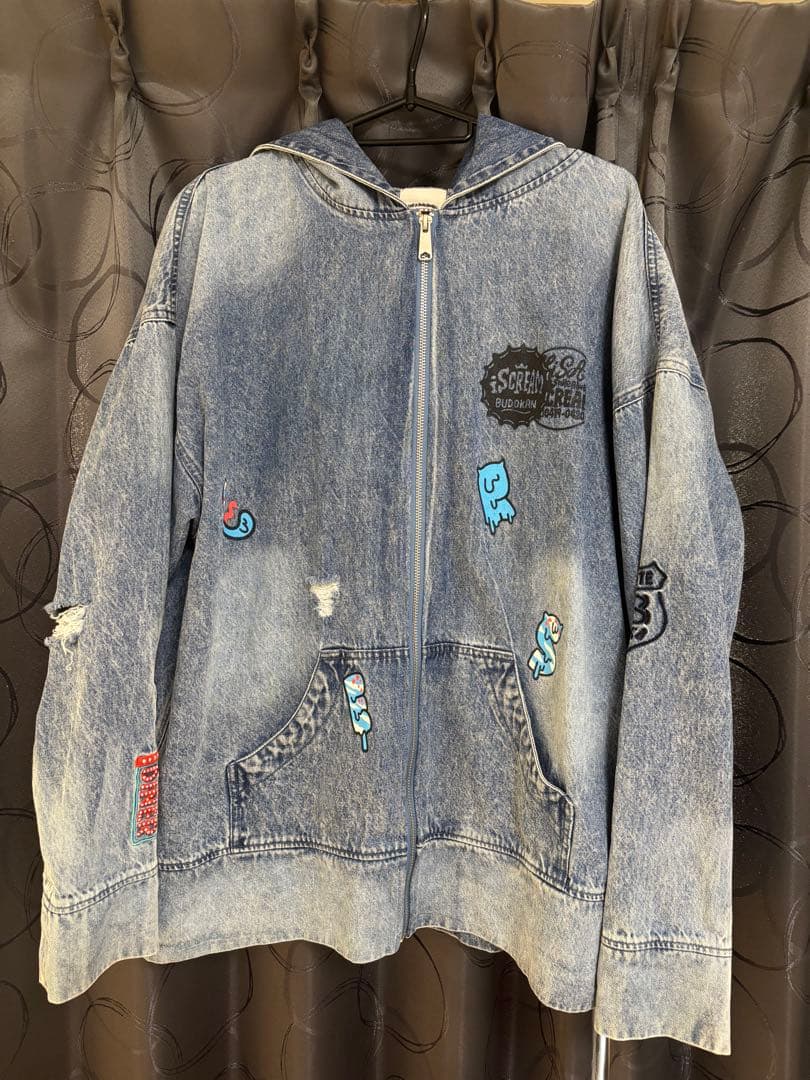 【超美品】LiSA iSCREAMデニムパーカー