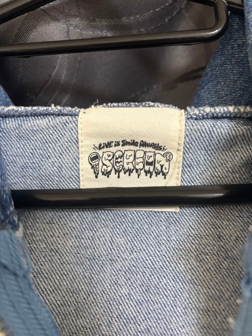 【超美品】LiSA iSCREAMデニムパーカー