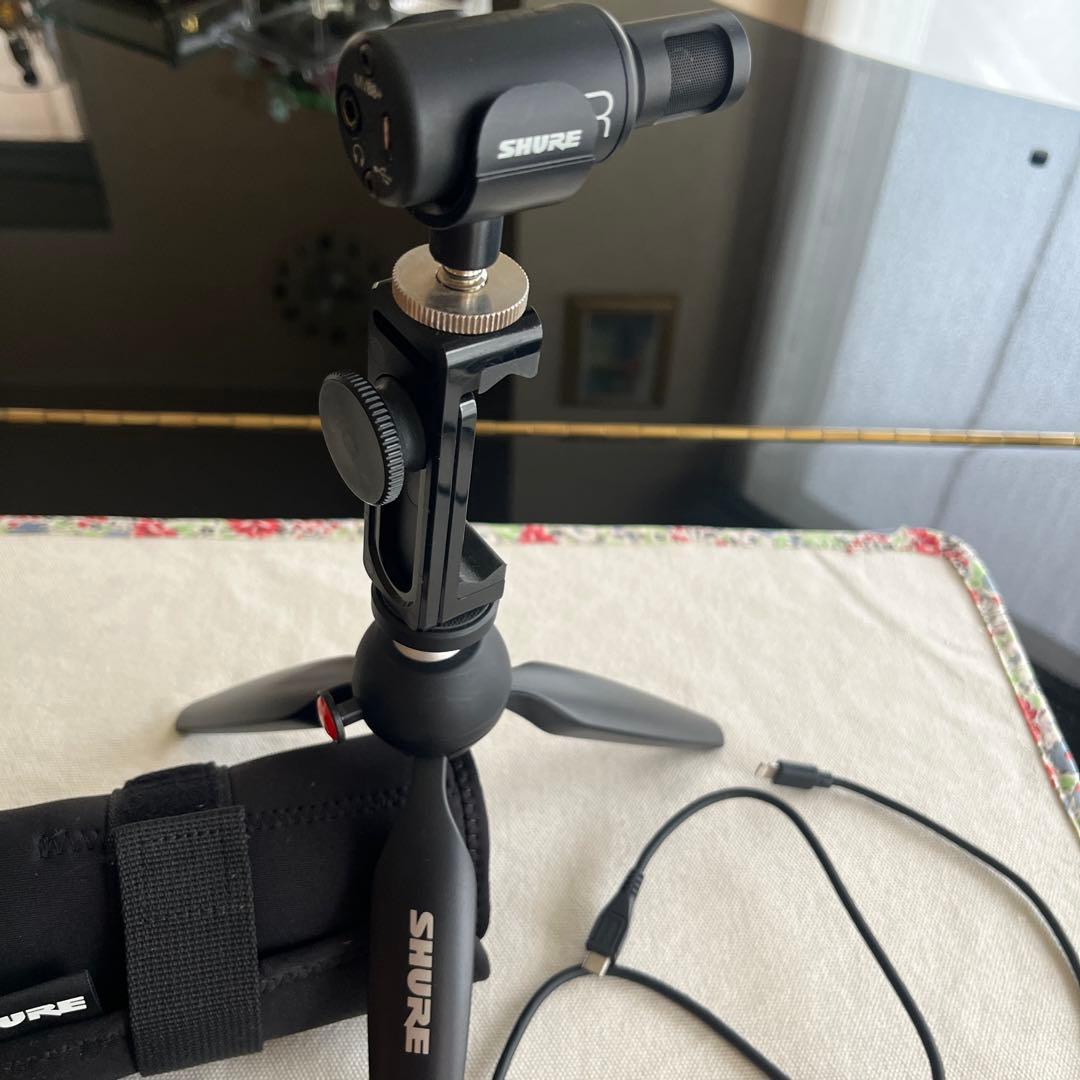 SHURE MV88+ シュア マイク 三脚