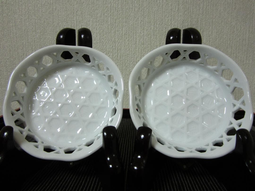 ６点◆平戸焼 三川内焼◆十四代 玉泉作◆冷茶・焼酎・ビールグラス②茶托②盛皿②