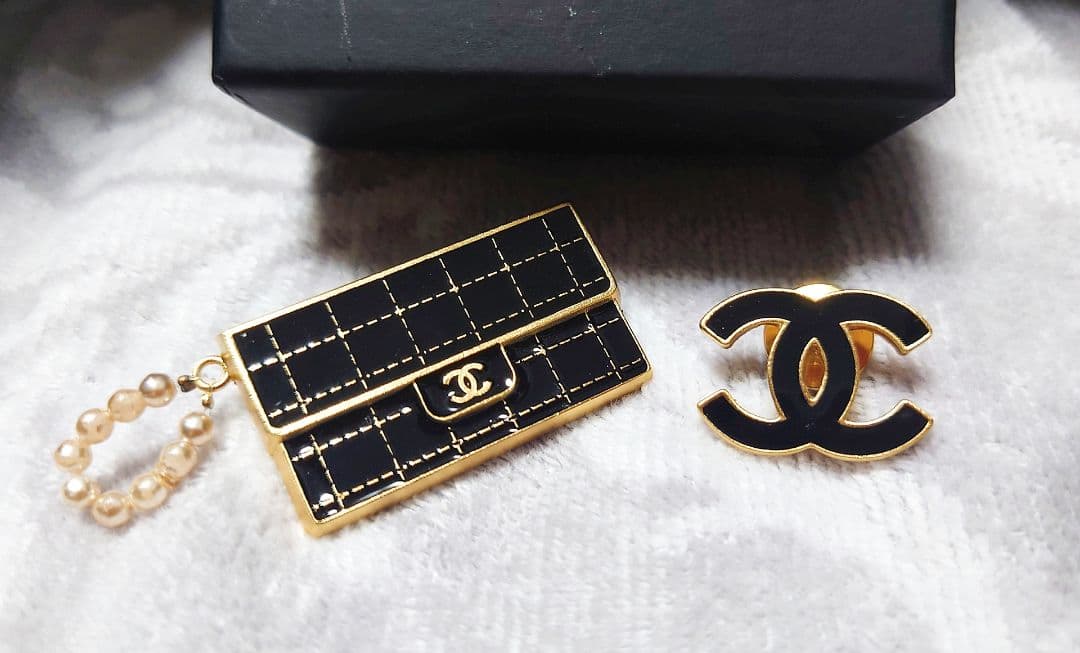 CHANEL　シャネル　ピンブローチ☆２点セット