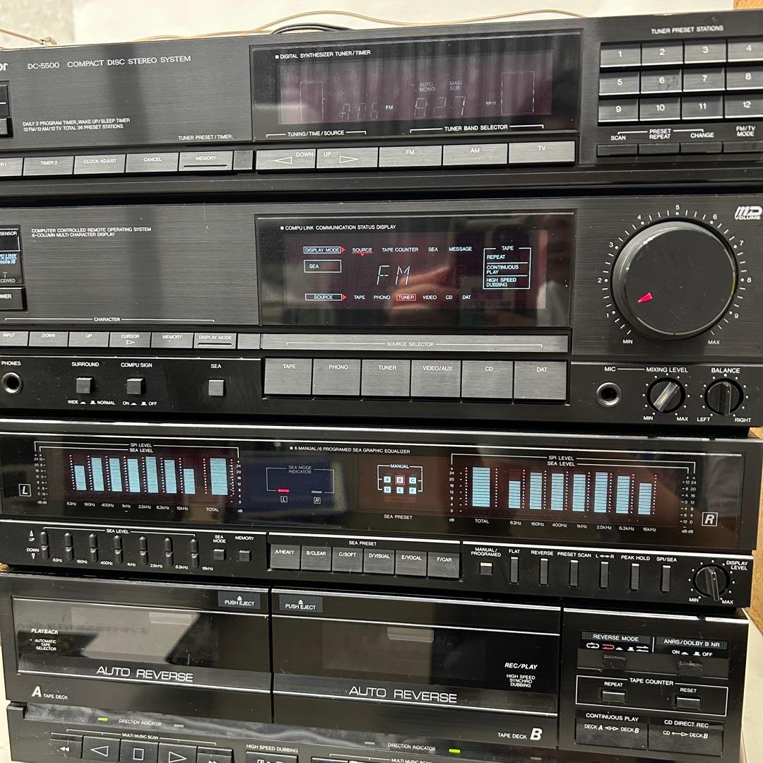 Victor ステレオデッキ　DR-E5500 DC-5500 スピーカーセット