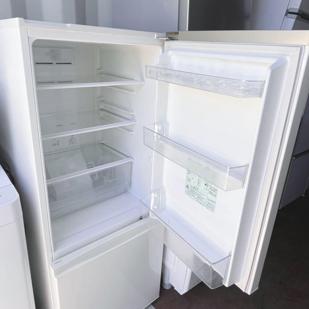 取付無料！高性能おしゃれホワイトAQUA大きめ冷蔵庫洗濯機フラットオーブンレンジ