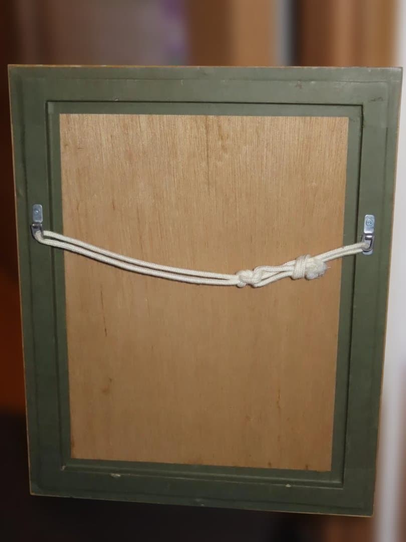 竹久夢二　「張板」 夢二小品集『雪の夜の伝説』　加藤版画研究所　復刻版画