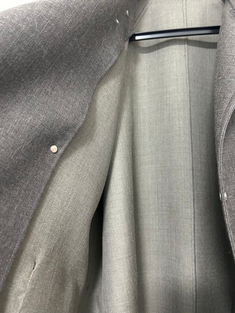 2025AWアダムエロペADAM ET ROPE'ソモウリバーロングコート美品