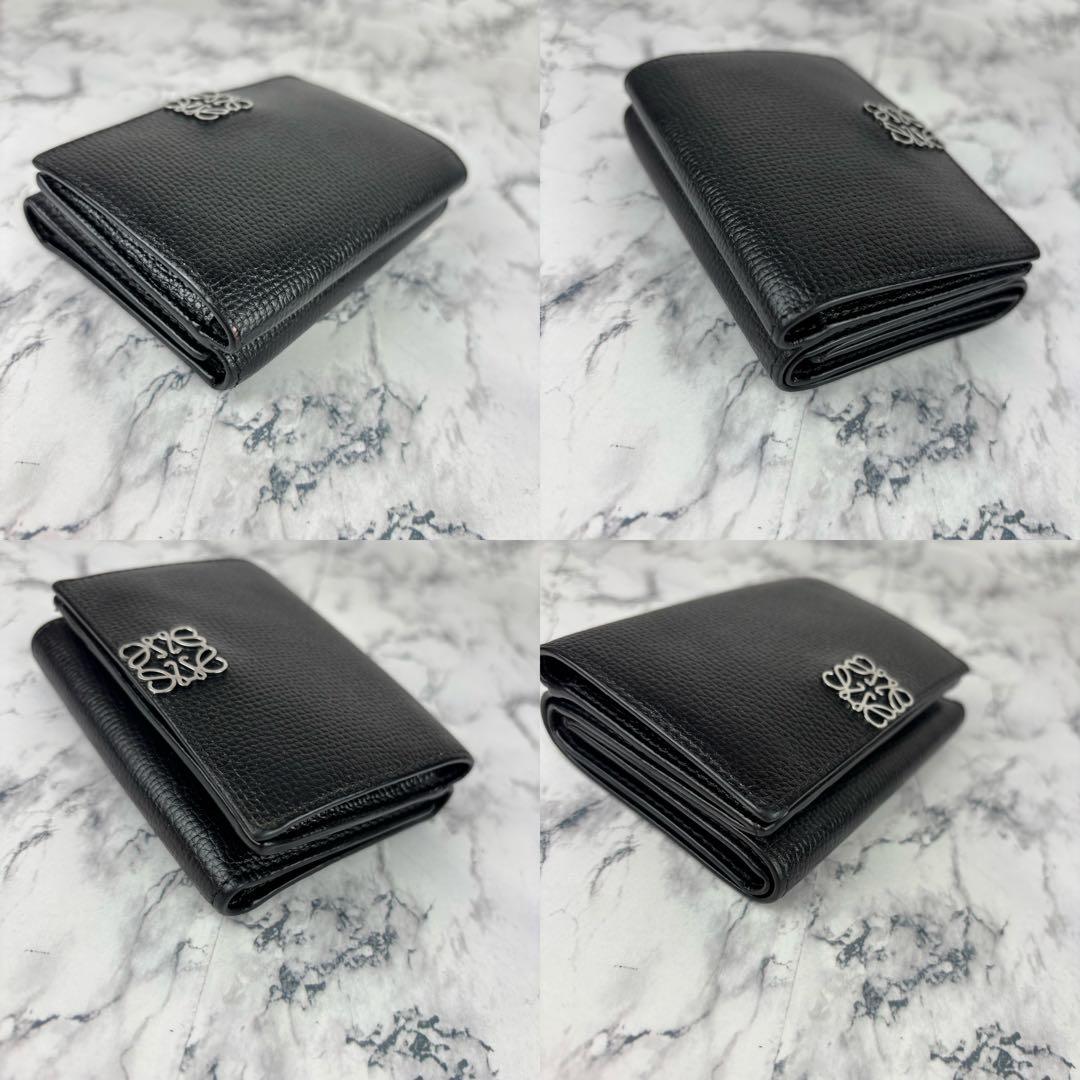 101 LOEWE 三つ折り財布　トライフォールドウォレット　アナグラム
