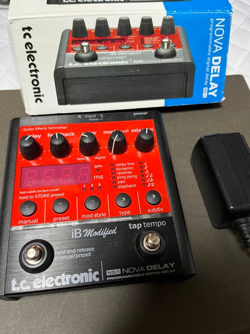 ギター tc electronic Nova Delay IB MODIFIED