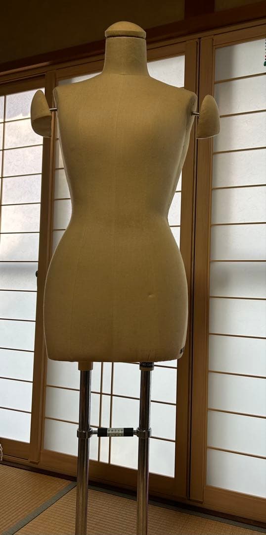 百日草、着付け練習用ボディー 布製上半身マネキン 高さ調整可能