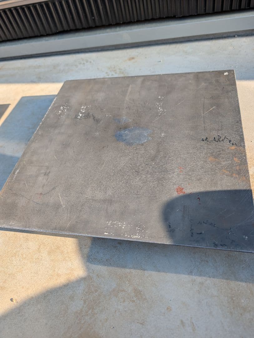 展示用のスチール板