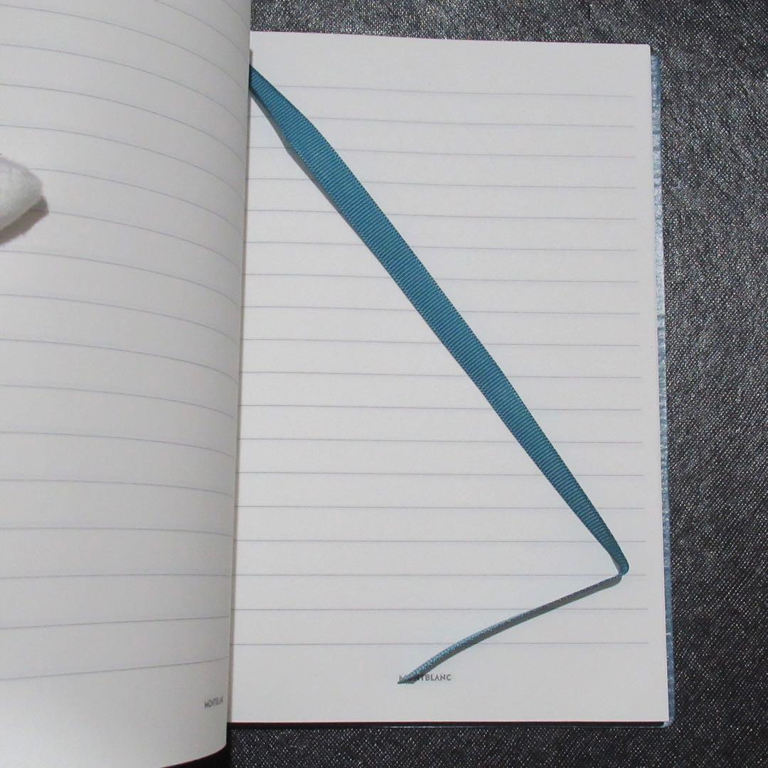 モンブラン ノート 146 4810 スモーキー ブルーレザー 134710