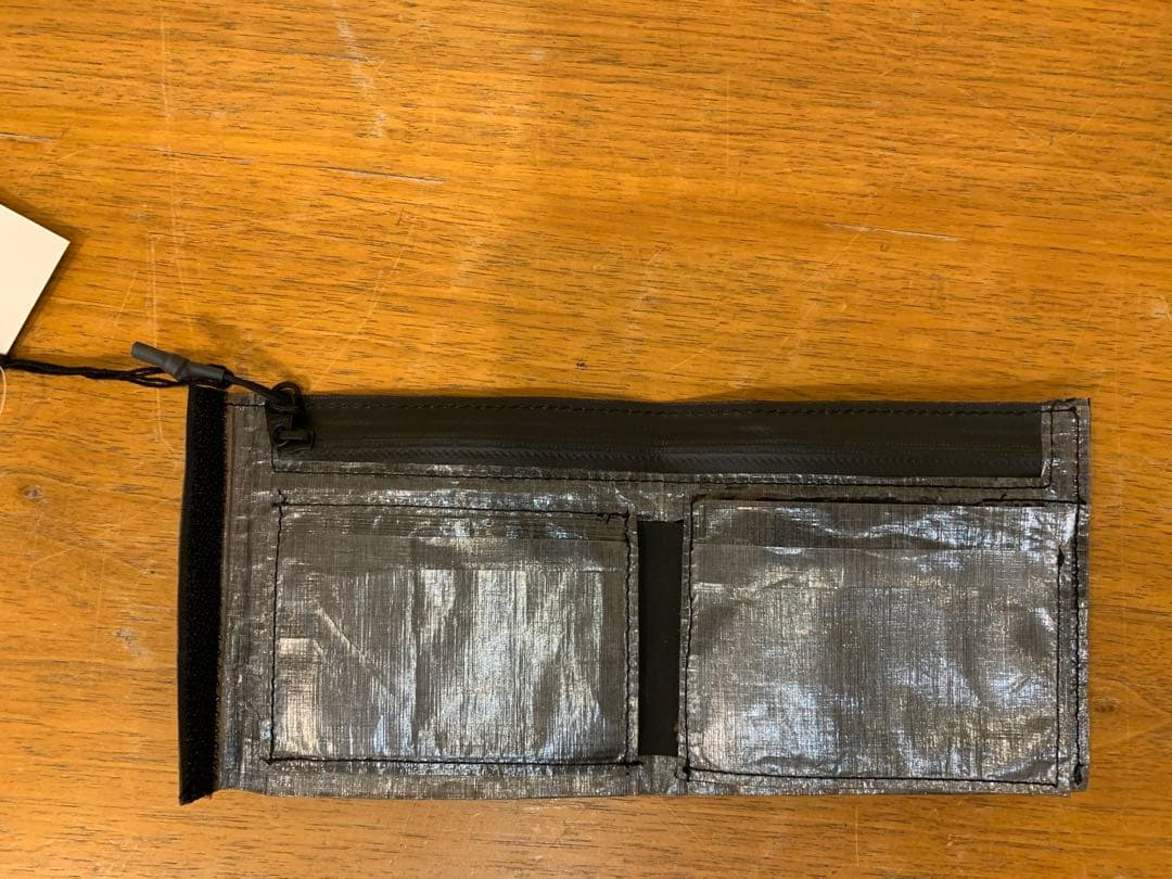 N0830-6★未使用 and wander 財布 グレー