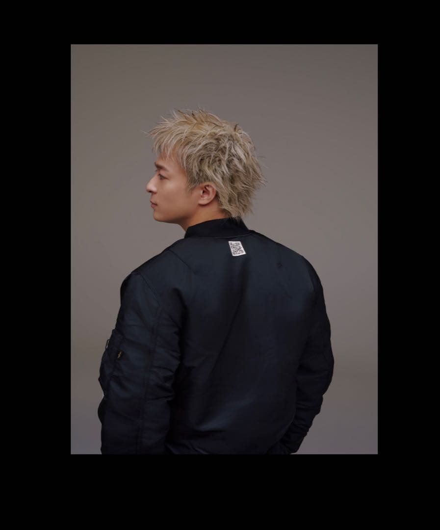 Da-iCE ×ALPHA コラボMA-1ジャケット 黒　L