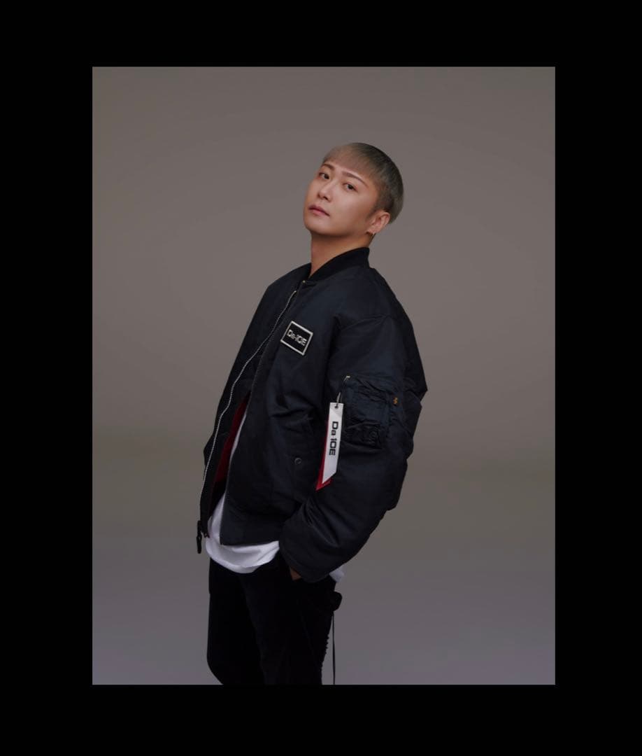 Da-iCE ×ALPHA コラボMA-1ジャケット 黒　L