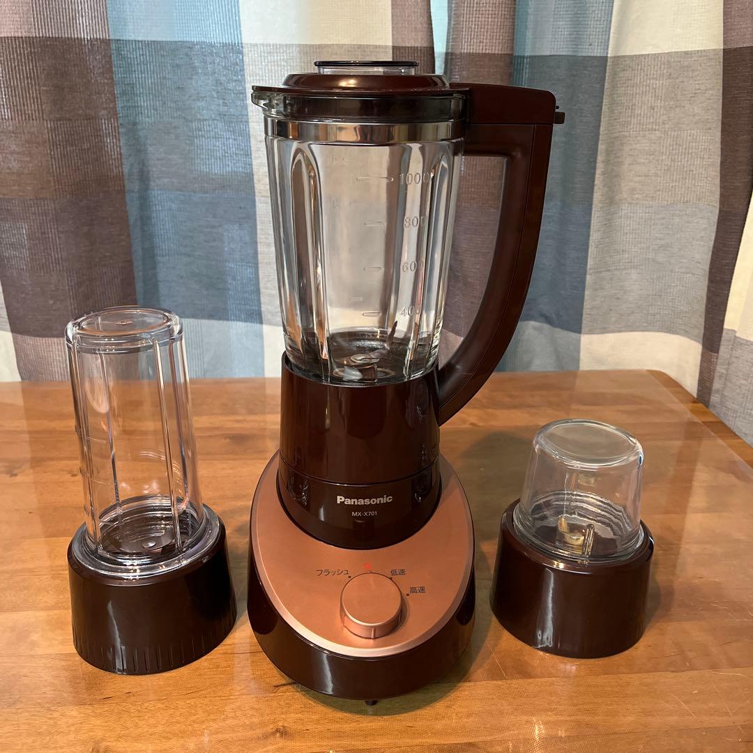 美品 Panasonic ファイバーミキサー MX-X701-T