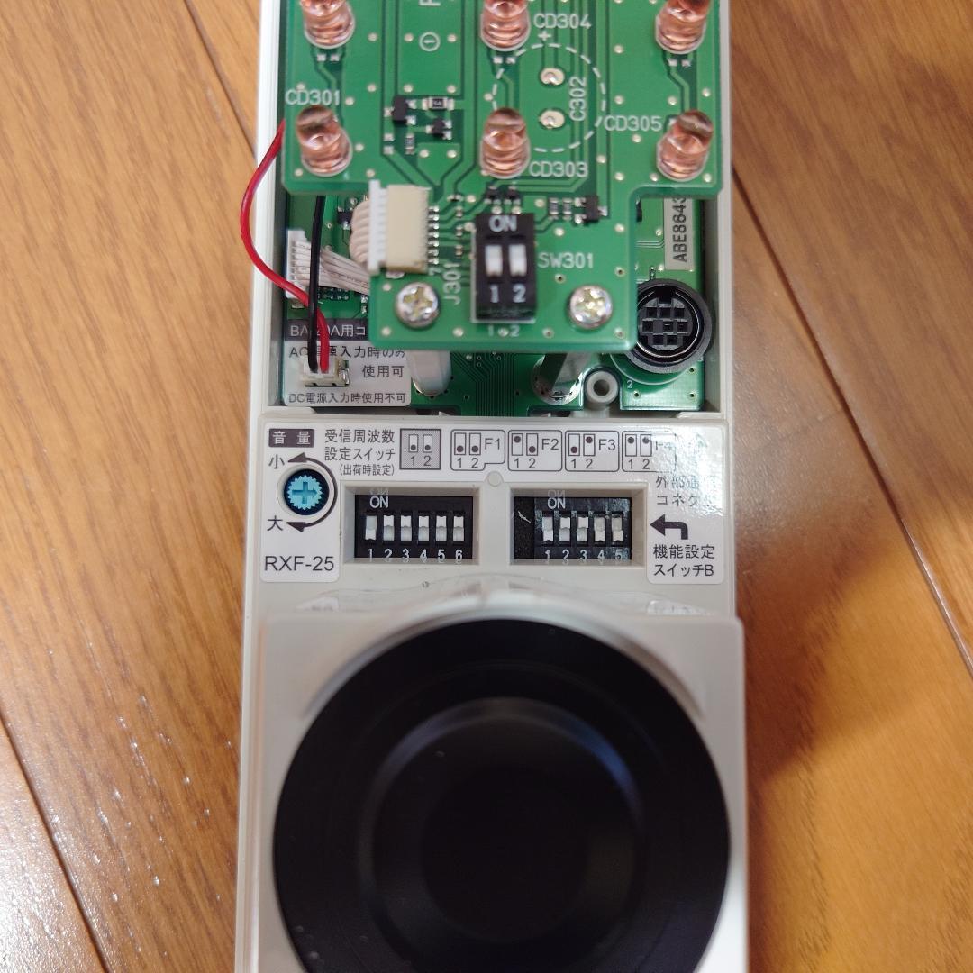 TAKEX サイレン・フラッシュ付き受信機・送信機セット【中古品】