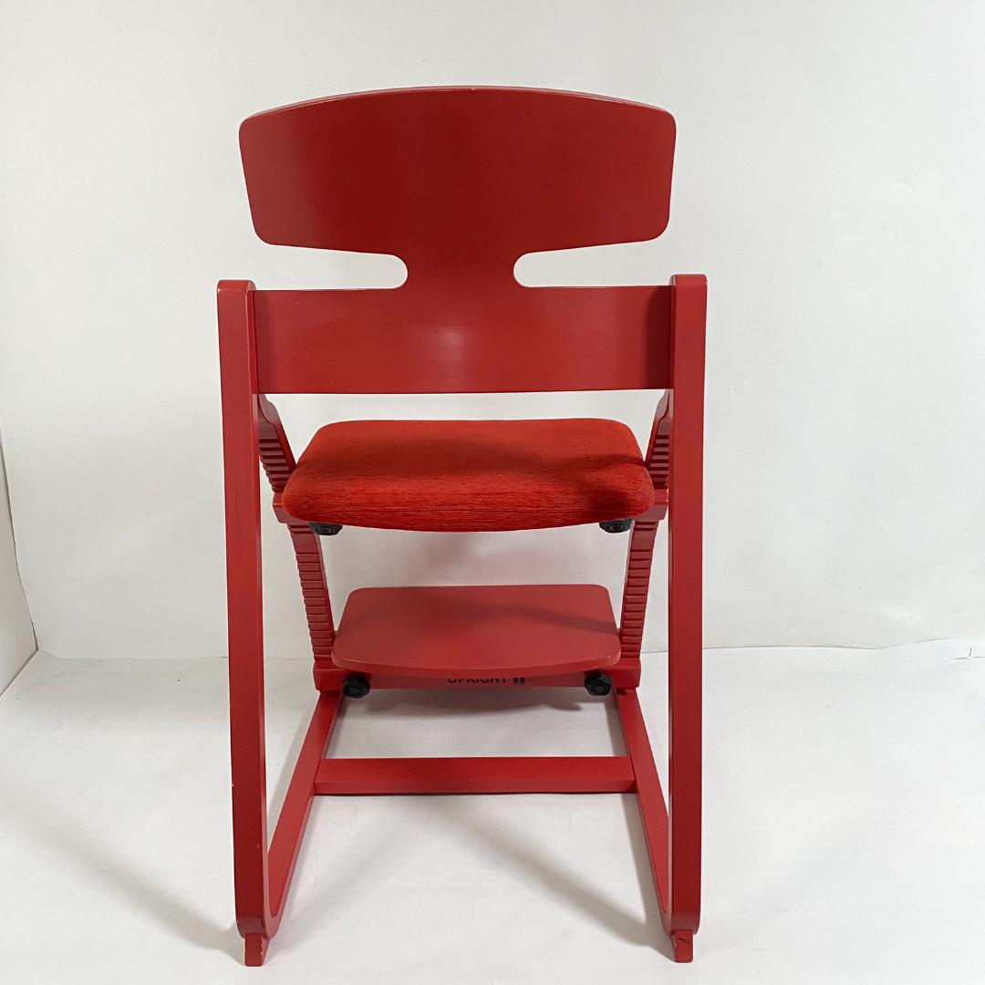 豊橋木工 UPRIGHT チェア レッド