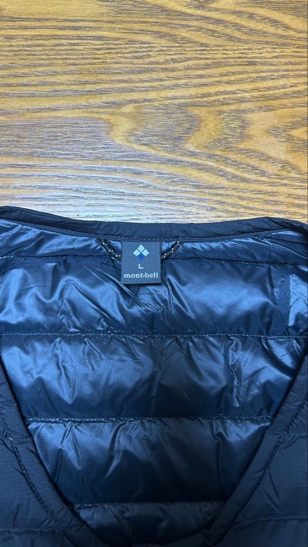 mont-bell ブラック ベスト Lサイズ