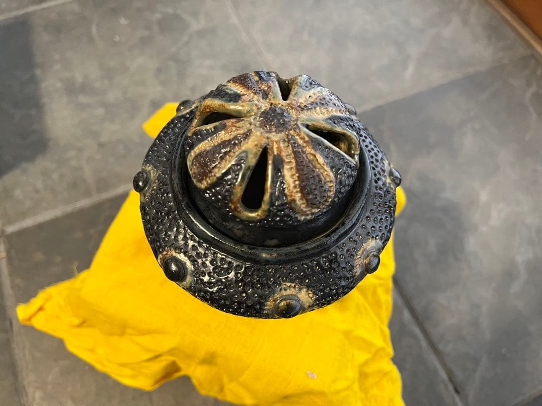 香炉　玉峰作品　人間国宝