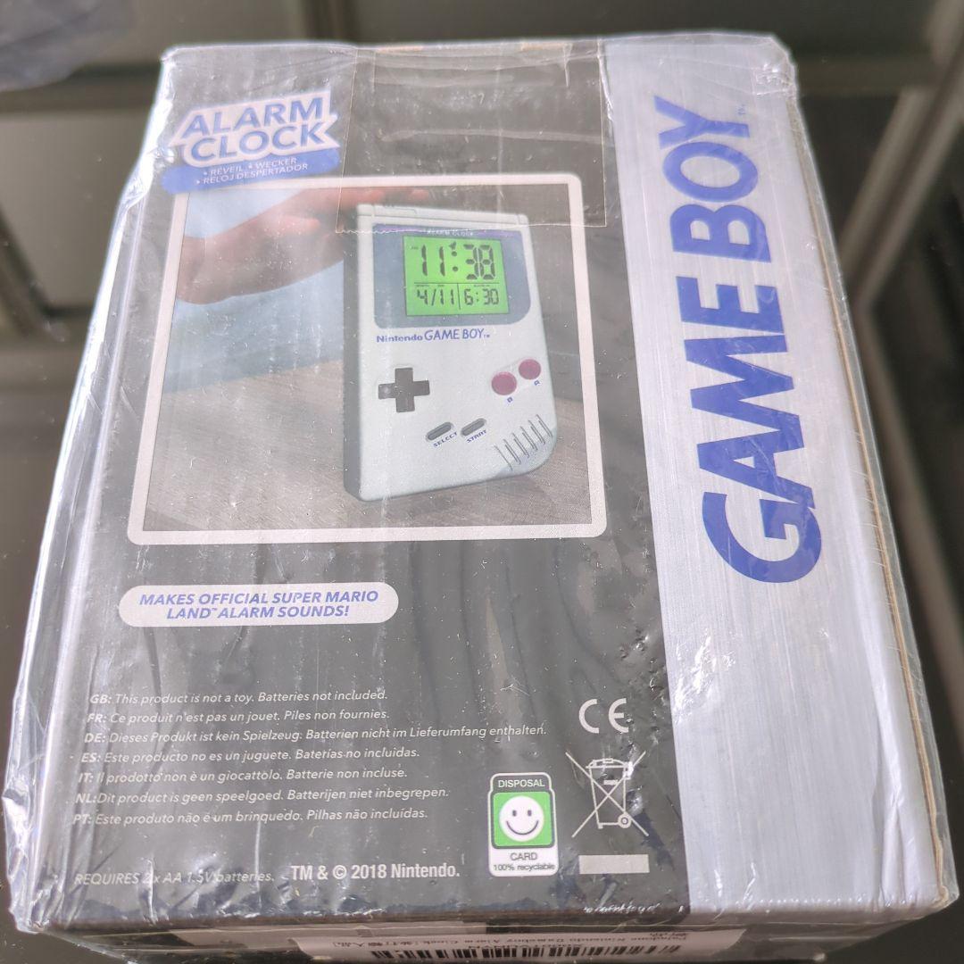 ニンテンドー ゲームボーイ型 目覚まし時計 アラームクロック