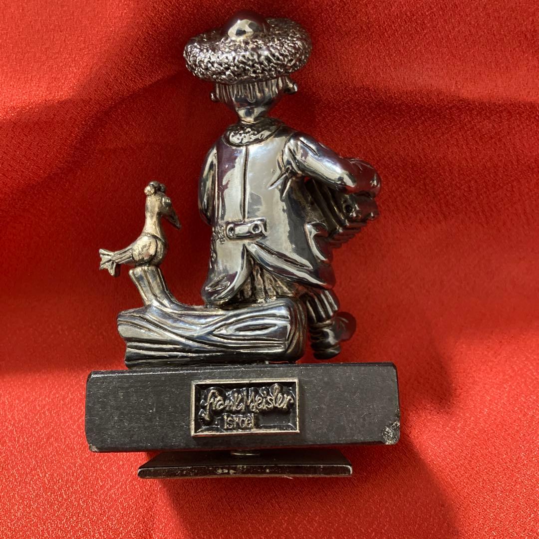 Frank Meisler シルバー925 アコーディオンを持つ男性