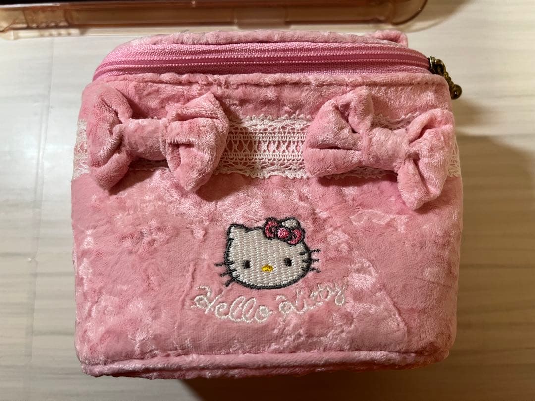 サンリオ 平成レトロ ハローキティ 手さげバッグ バニティポーチ 1997年