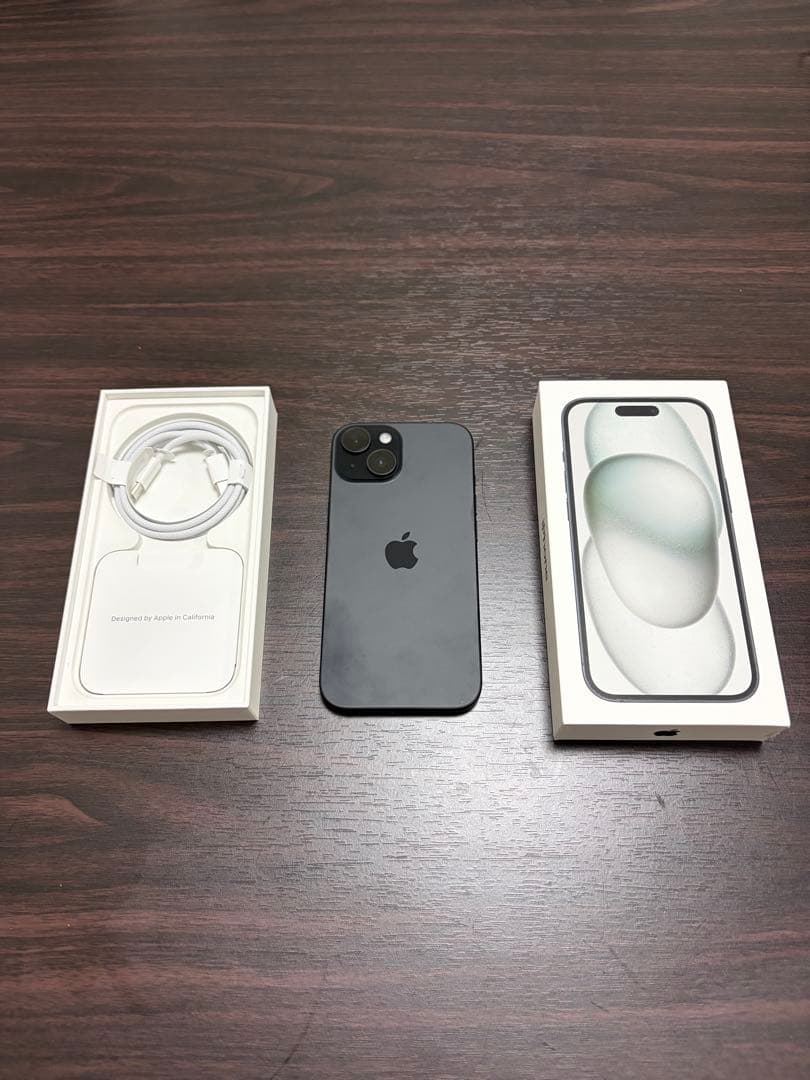 iPhone15 スペースブラック 128GB SIMフリー