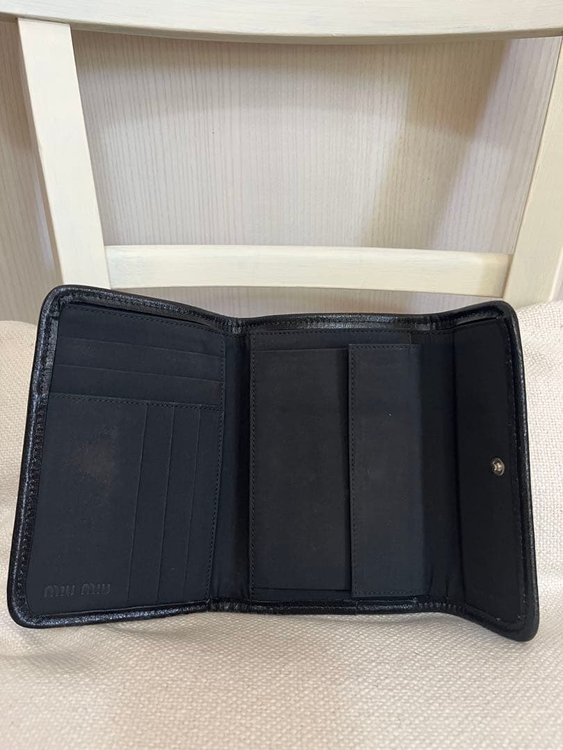 Encore archivemiu miu ミュウミュウ 財布 ブラック