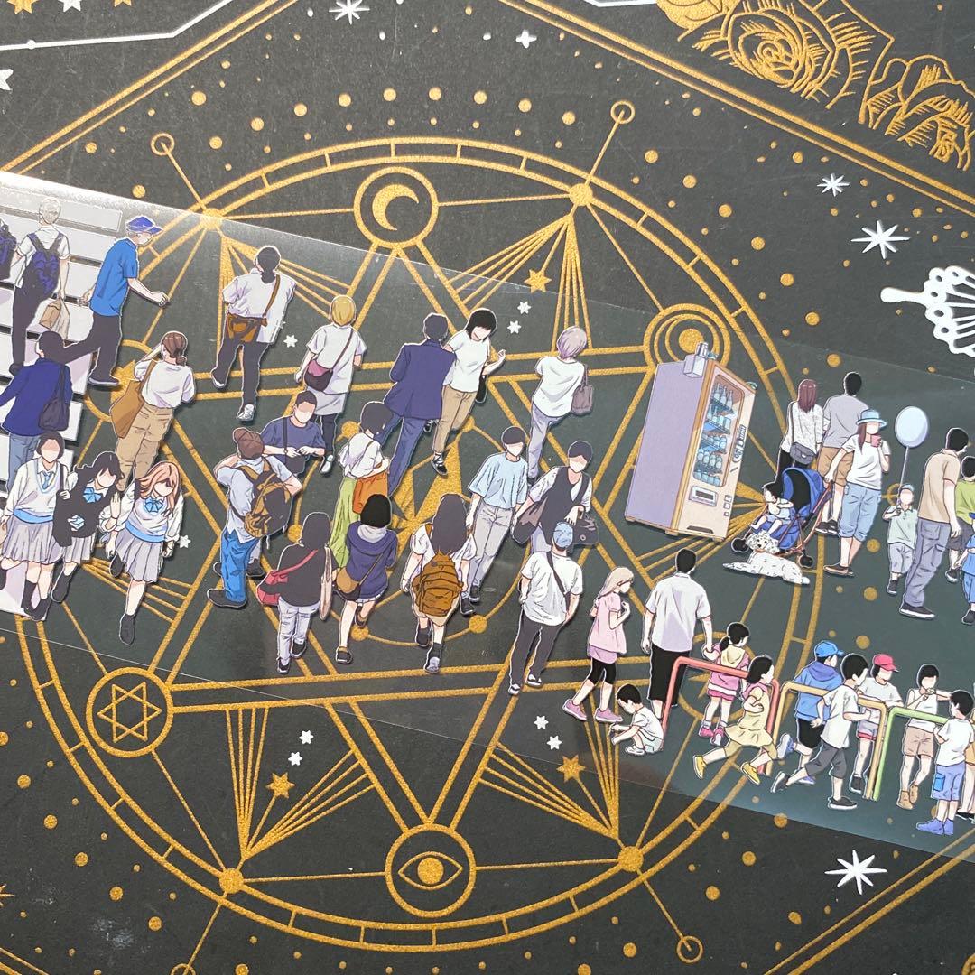 【9280】海外　マステ　中古巻　PETマスキングテープ　人物系