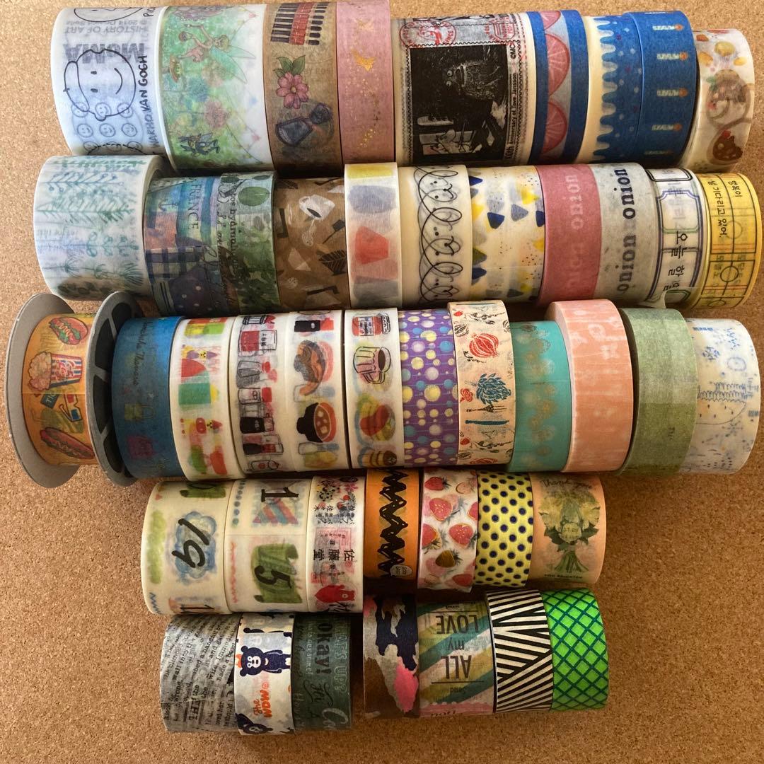 【期間限定価格】マスキングテープ他139点セット/無印良品2段引き出し収納付き