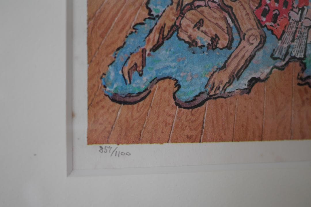 処分 値下げ：絹谷幸二画伯のリトグラフ　題名不詳