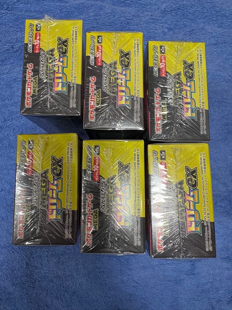 ポケセン産】ポケモンカード MEGA ドリームEX 6BOX シュリンク付き