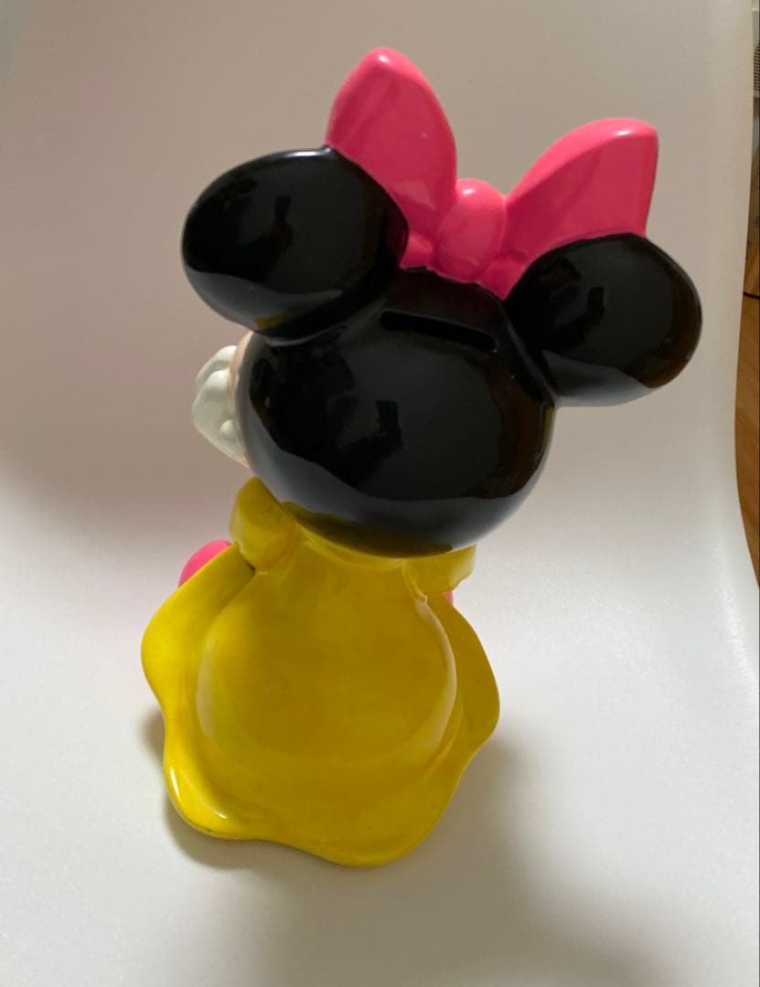 ミニー　陶器　アンティーク　貯金箱