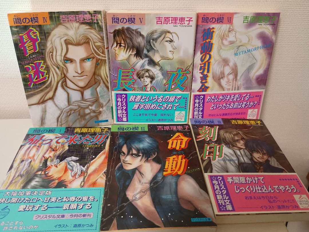 間の楔 クリスタル文庫全6巻 キャラ文庫全6巻 クサビ同人ワールド まとめ売り