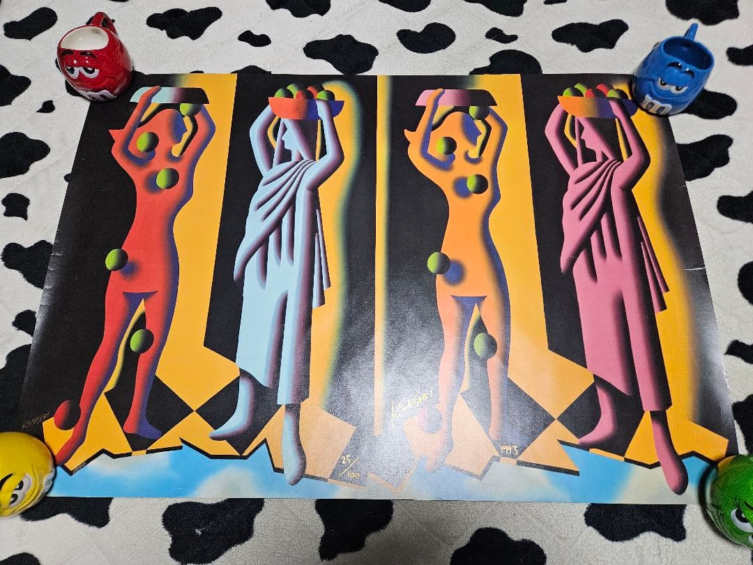 MARK KOSTABI マーク コスタビ 版画 シリアル 直筆 サイン 鑑定書