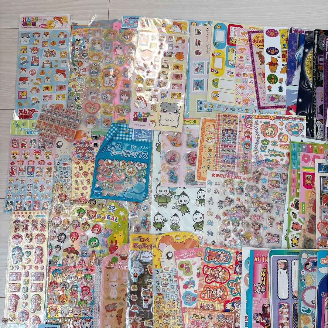 【まとめ売り】平成レトロ♡キャラクターシール　当時物