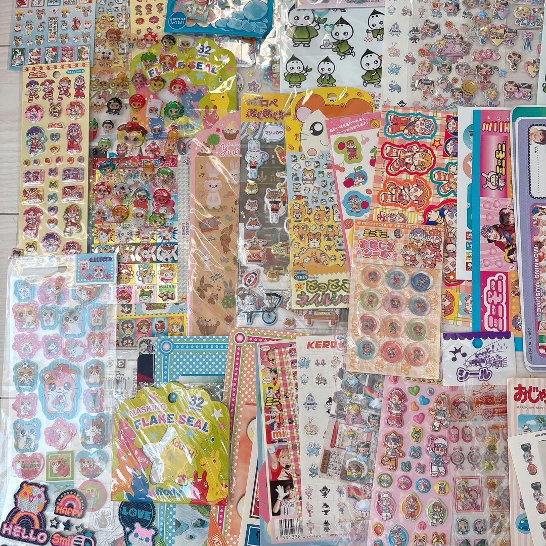 【まとめ売り】平成レトロ♡キャラクターシール　当時物