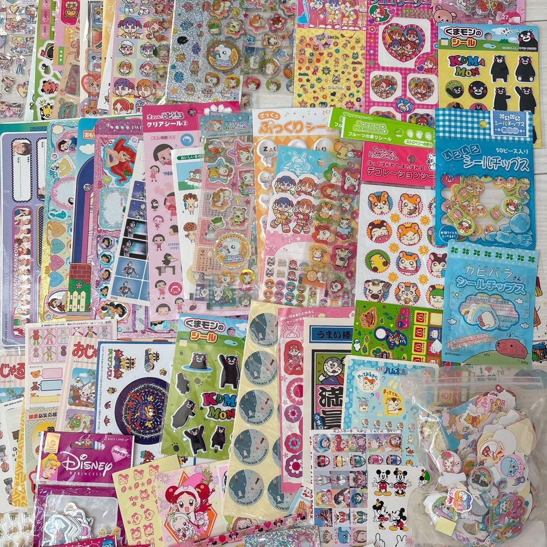 【まとめ売り】平成レトロ♡キャラクターシール　当時物