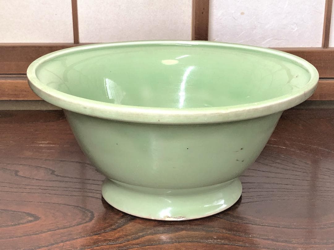 【 奈べ嶋 古陶磁大丼 】　鍋島青磁　桐箱付き　蔵出し品