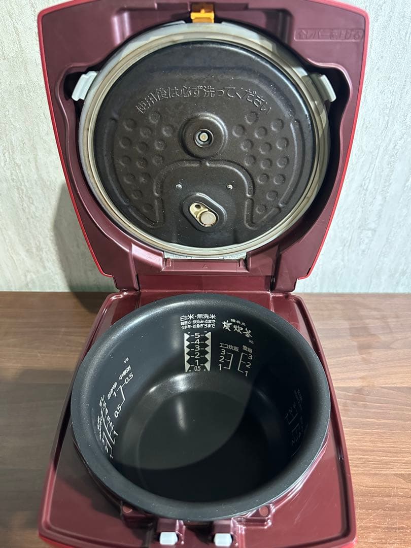 NJ-V10J6-R 三菱 IHジャー炊飯器 5.5合炊き ルビーレッド