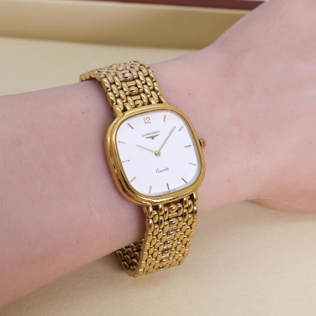 稼働 LONGINES 腕時計 フラッグシップ スクエア アンティーク 2653