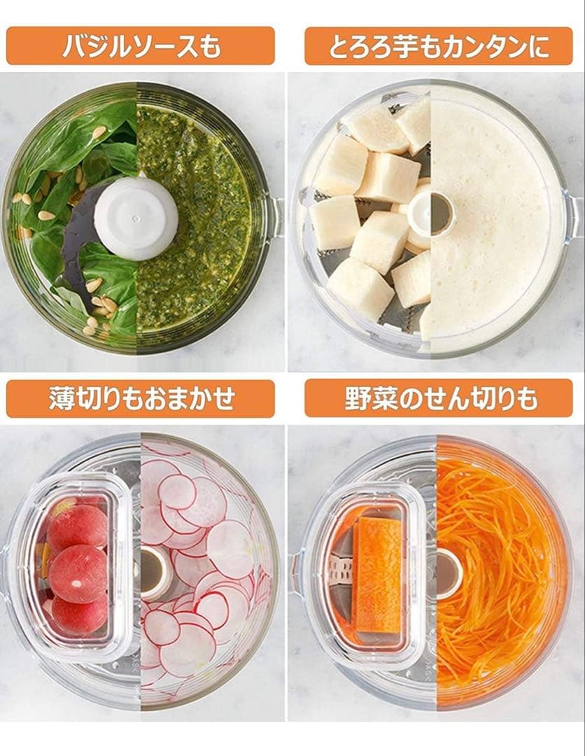 パナソニック フードプロセッサー mk-k81-w ホワイト